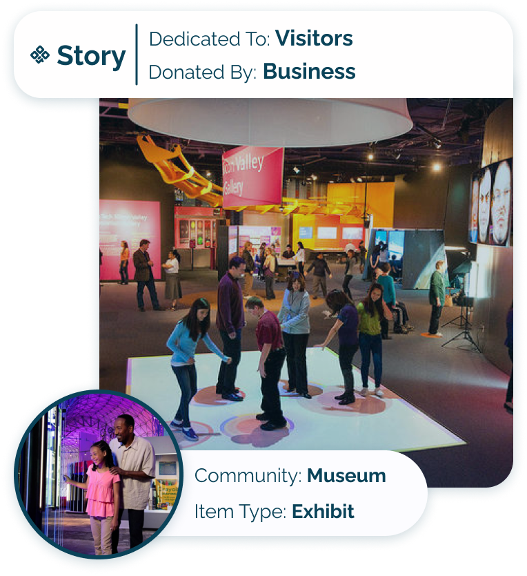 Story Card - Museum - Tech Company - New Exhibit