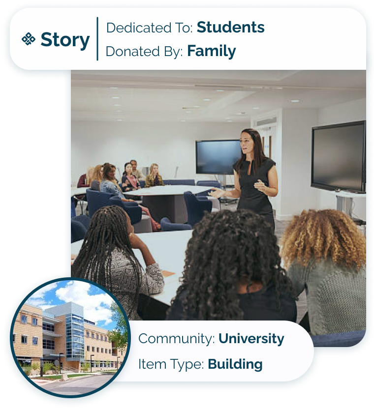 Story Card - University - Family dedicates new tech center